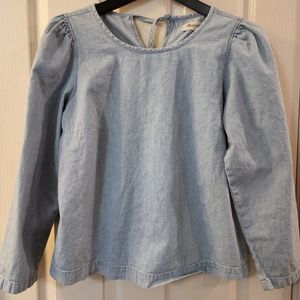 Madewell popover top - women's size S